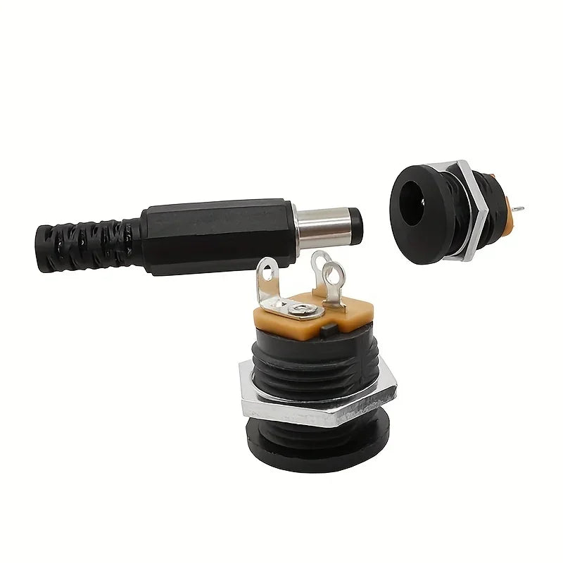 10Pcs DC 5.5x2.1mm 3.5x1.3mm 2.1 2.5 Connectors DC Power Plu