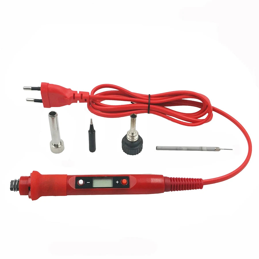 80W Digital Electric Soldering Iron Set Kit 220V 110V Temper