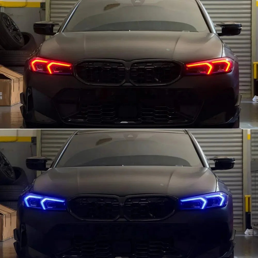 Angel Eyes DRL LED PCB Boards For 2023 2024 BMW 3 SERIES G20 G21 G28 LCI 330e 330i M340i M340ix US Daytime