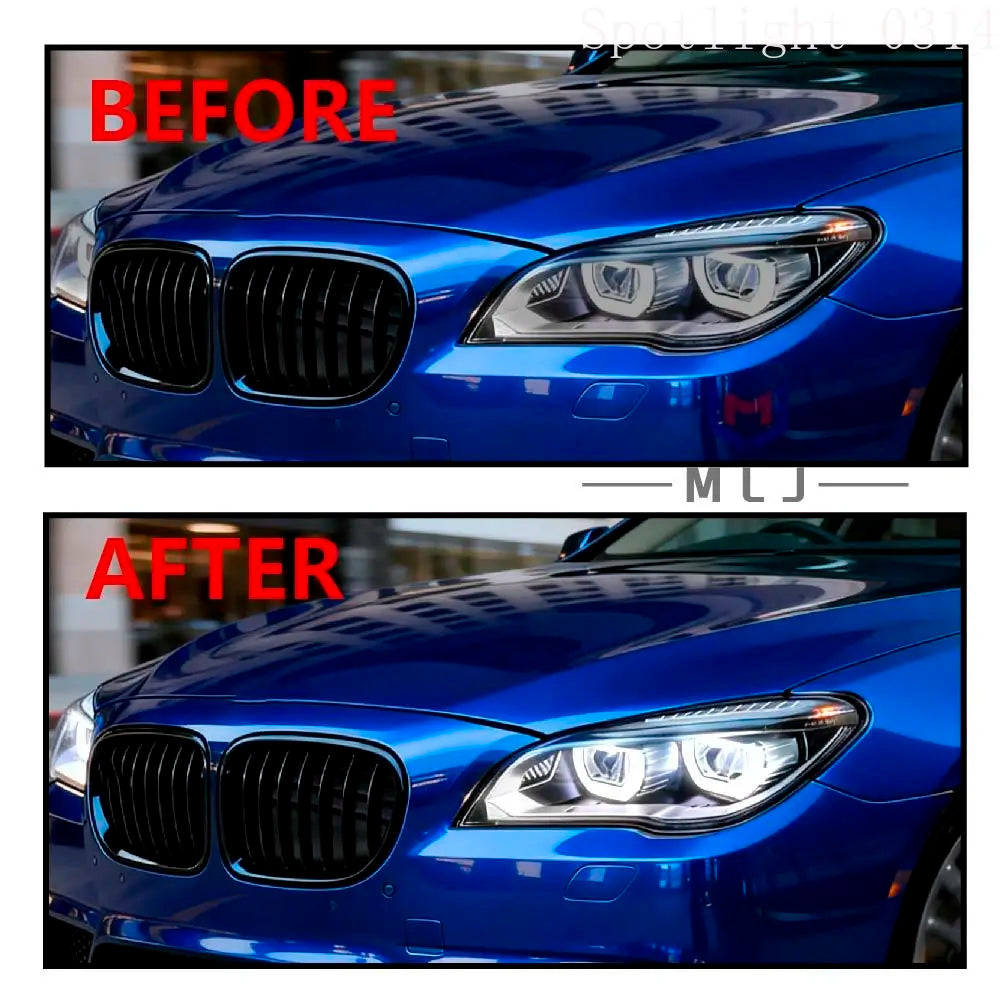 Headlight Lens Angel Eye Module High and Low Beam Light Source Chip DRL Board for BMW F02 F01