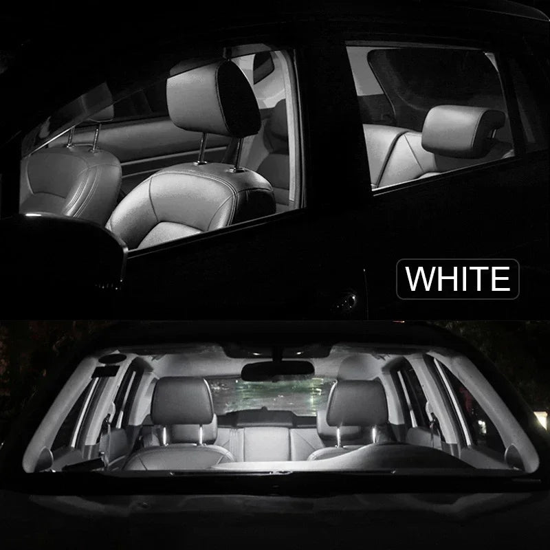 TPKE 9Pcs LED Bulb Interior Reading Map Trunk License Plate Light Kit For Nissan Sentra B18 2020 2021 2022 2023 Car Accessories