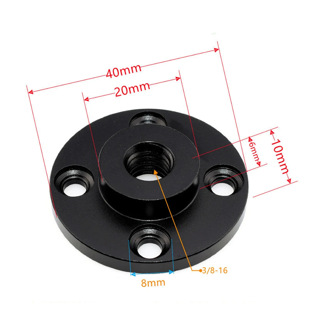 Metal Plate Wall Mount 1/4 3/8 Thread Magic Arm Fixed Base for Webcam Projector Holder Monitor Light Stand DSLR Camera Bracket