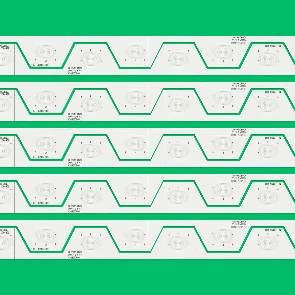 LED Backlight Strip for TCL D55A561U D55A558U 55U6500C 55U65EBC 4C-LB5506-HR1 55E5800 55HR330M06A1 Screen