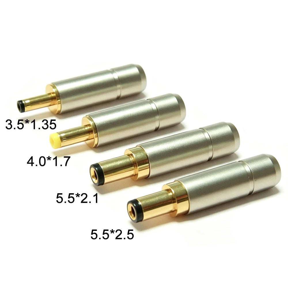 1/3/5/10Pc High Quality Copper Plated Gold 5.5X 2.1/5.5 X 2.
