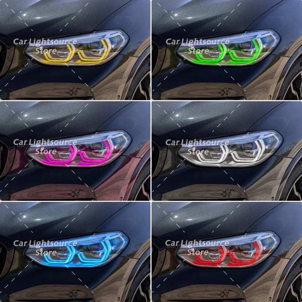 Angel Eye LED DRL Boards For BMW X3 G01 X4 G02 X3M X4M 2018-2021 Adaptive Headlight Daytime Running Light