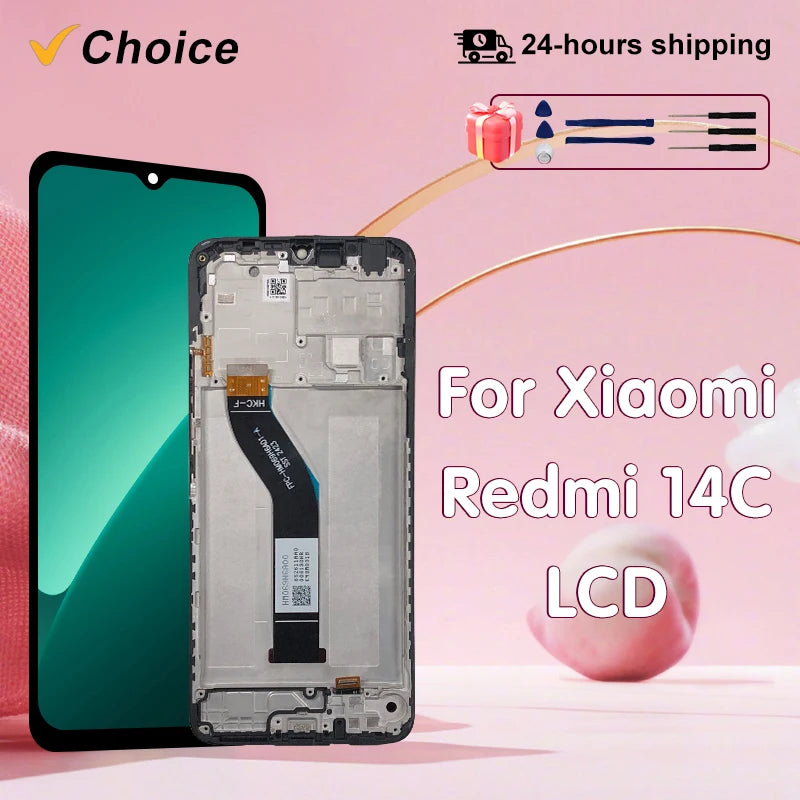 6.88 IPS CHOICE For Xiaomi Redmi 14C LCD Display Touch Scree