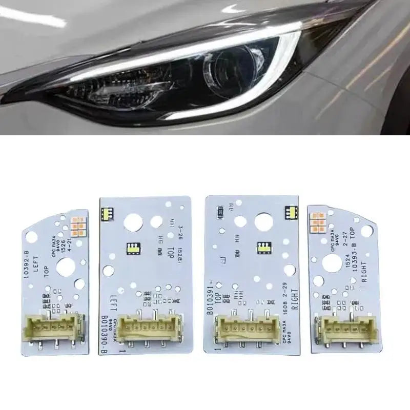 DRL Boards for 2017 INFINIT QX30 Q30 B010390-B B010391B New Daytime Running Light Turn Signal LED Headlight