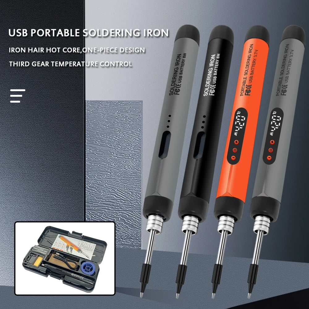 USB Soldering Iron Mini Small Soldering Iron Set Portable Ho