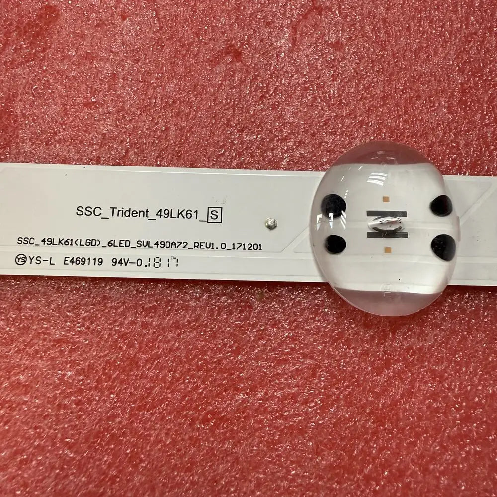 LED Backlight Strip for 49LK6100 49LK6100PLA 49LK6100PLB 49LK61 SVL490A72 HC490DUN-SLUR2_914X - Replacement