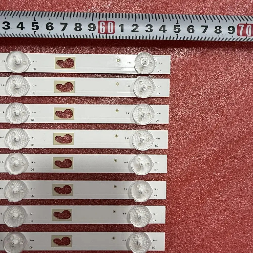 LED Backlight Strip for 8pcs/set LED Strip For 7LED 65UP7000PUA 65UN7000PUD 65UN70006LA 65PFL5765/F8