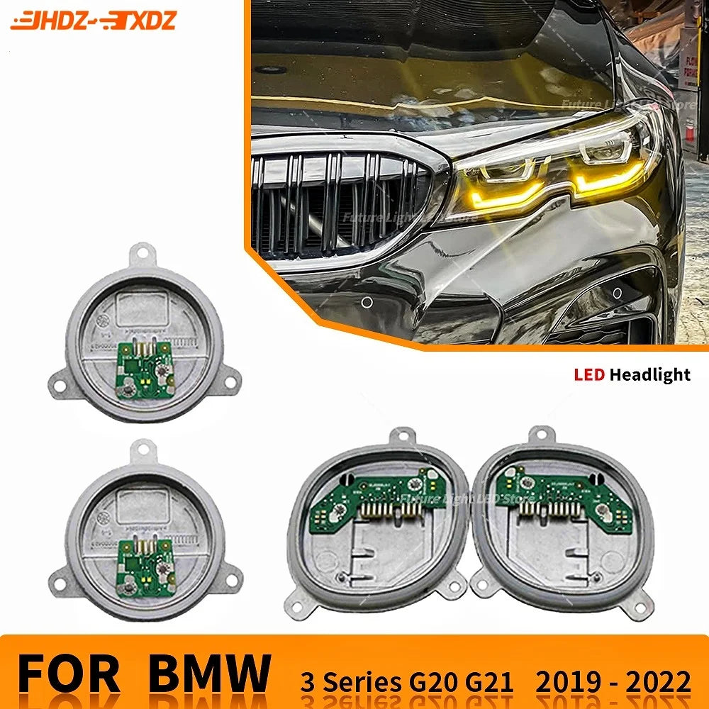 DRL Boards Angel Eyes Yellow Blue Red For 2019-2022 BMW 3 Series G20 G21 LED Headlight Daytime Running Light