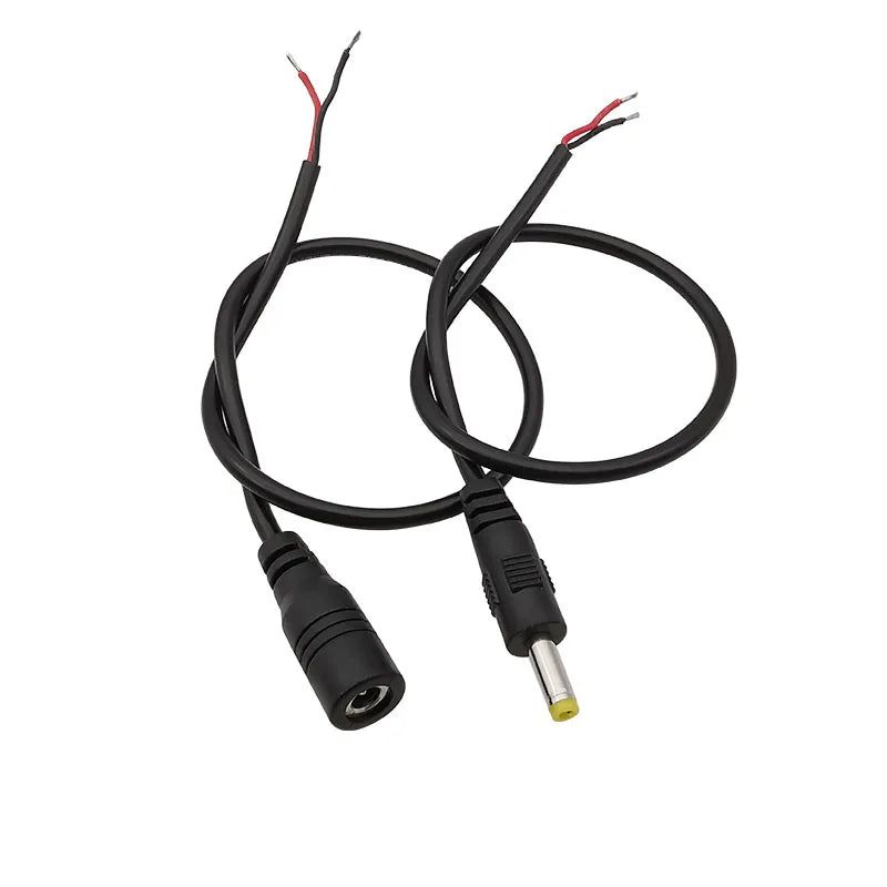 4.0x1.7mm DC Male Female Jack Wire Connector 4.0mm x 1.7mm D