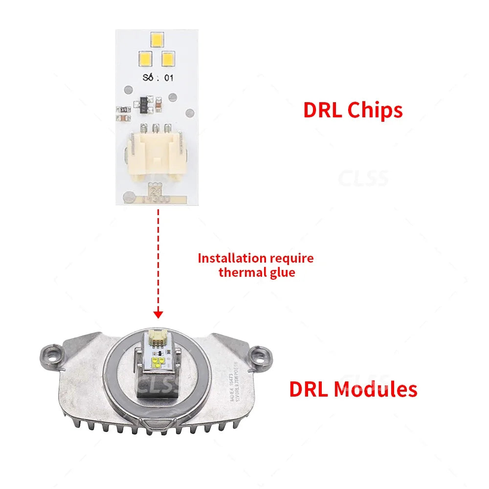 DRL Module Control Unit For BMW 3 Series F30 F31 F34GT F35 2012-2015 Xenon Headlight Daytime Running Light