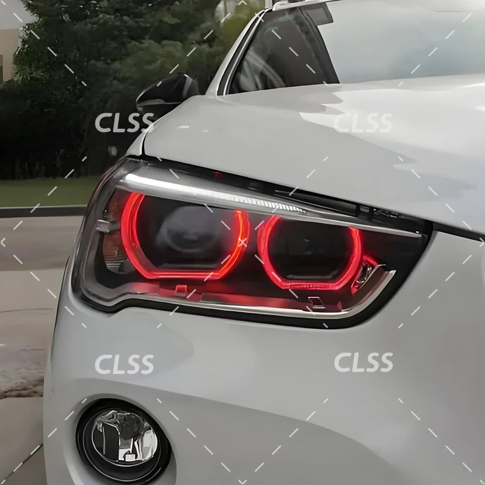 Angel Eye DRL Board 63117428791 For BMW X1 F48 F49 X2 F39 2016-2019 Yellow Blue Amber LED Headlight Daytime