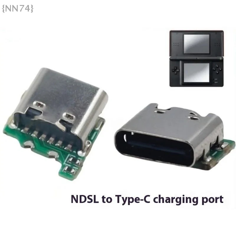 1 Pcs USB-C Charging Socket Replacement For NDSL NDS Lite US