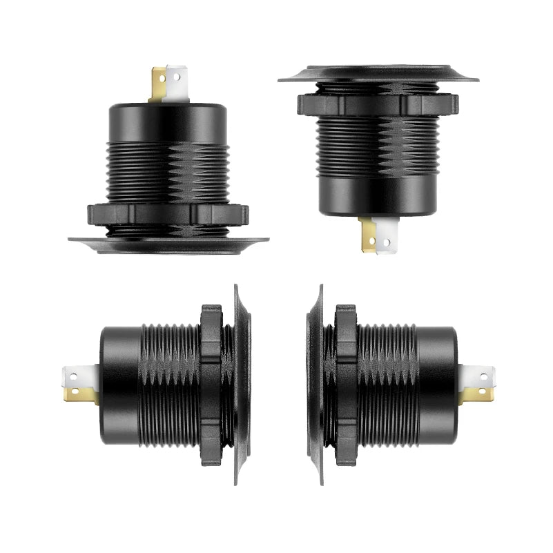 12v car usb charger fast charge Outlet Socket With Voltmeter