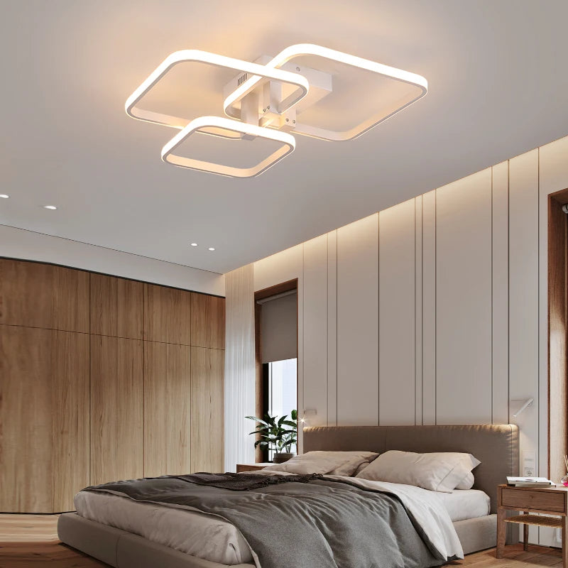 Premium LED Ceiling Light 3/5 Head Remote Control Dimmable f