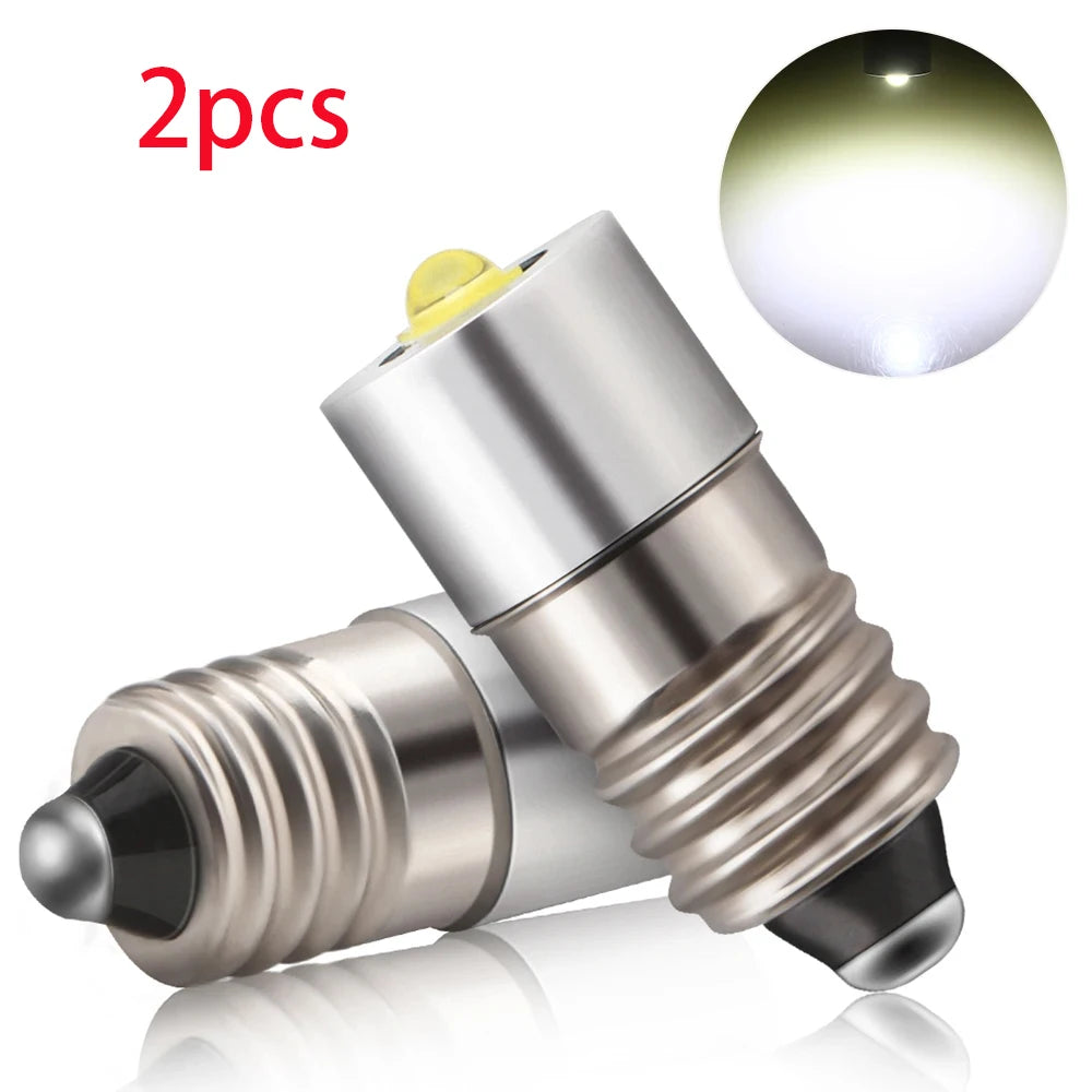 2PCS 7500K E10 Non-polar AC/DC 6V 6.3V to 24V 3535 Led 3W Bu