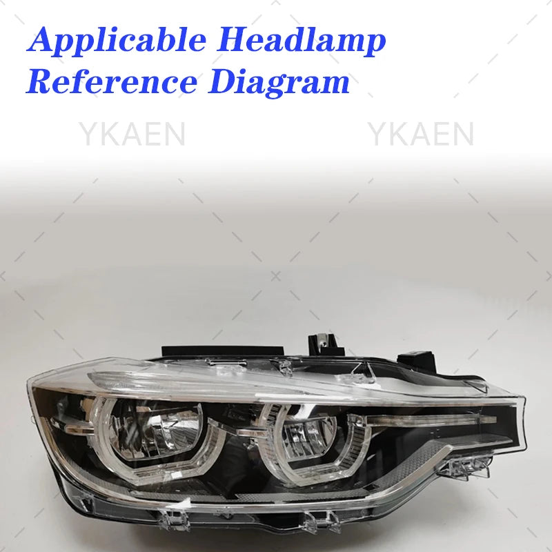 Angel Eye DRL Light Guide Plate Acrylic Tube Strip Headlight Bars Daytime Running Light for BMW F30 F35