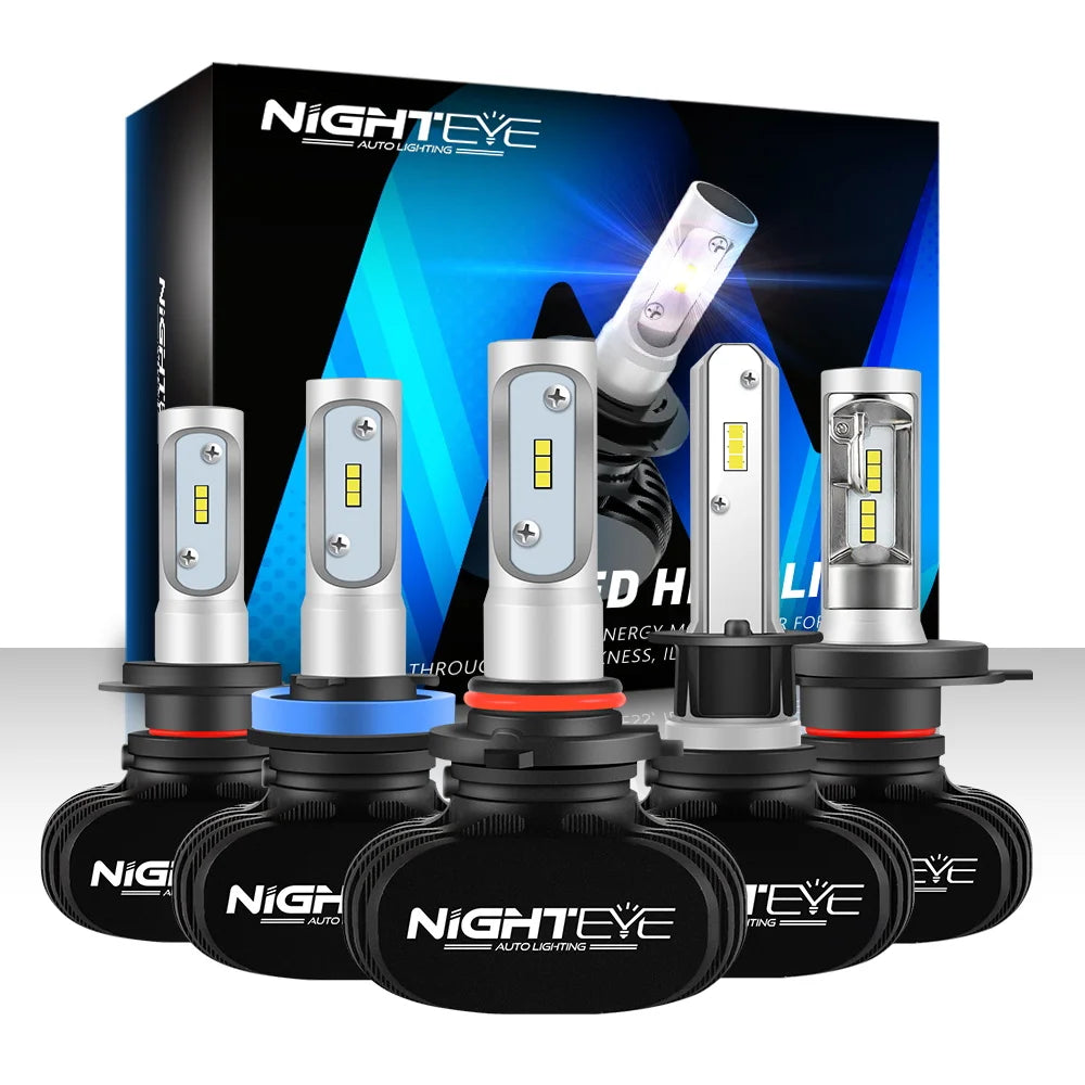 Nighteye Led H4 H7 H8 H9 H11 8000LM 50W 6500K Car LED Headli