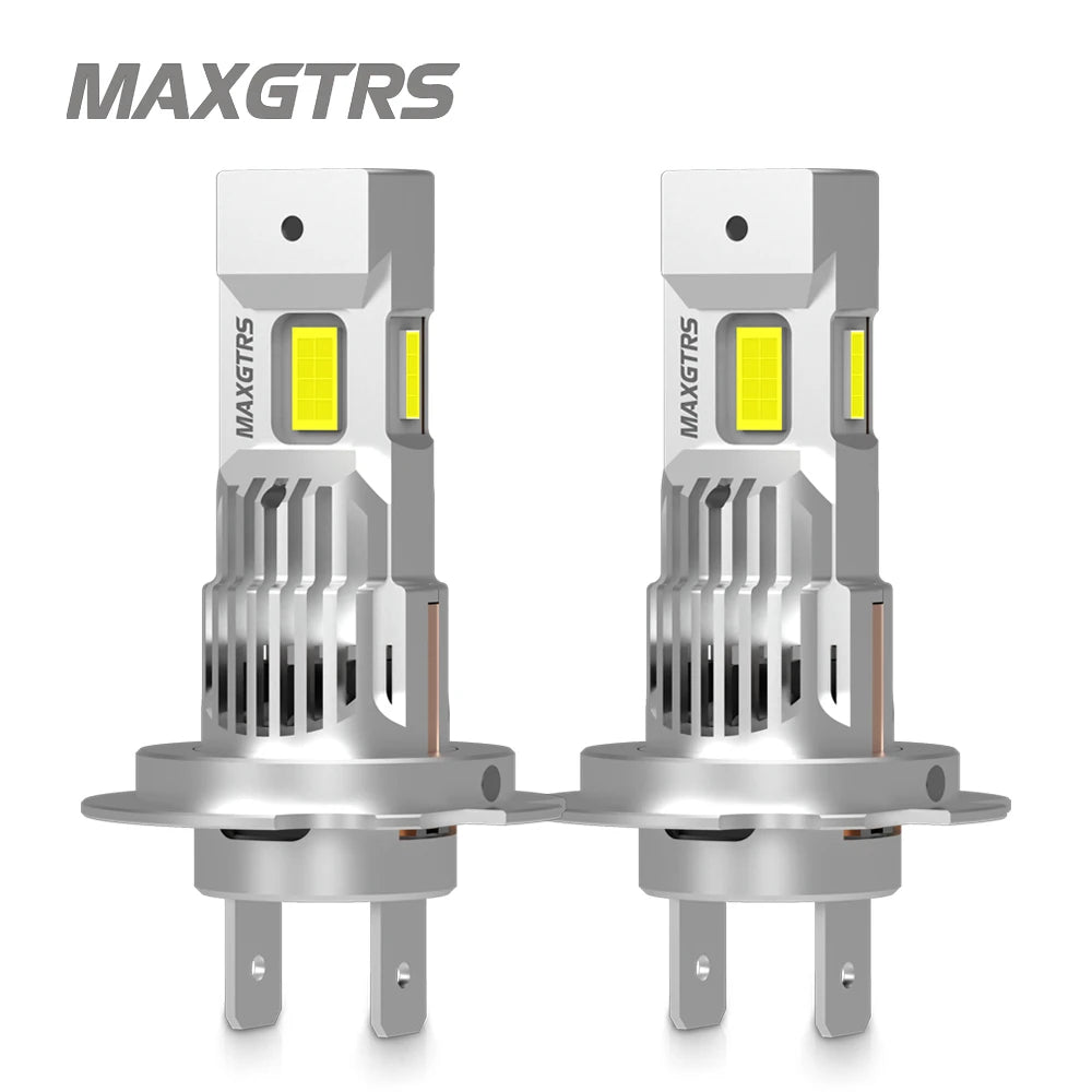 Maxgtrs 2Pcs Turbo H7 LED Front Headlight Bulbs 28000LM CANB