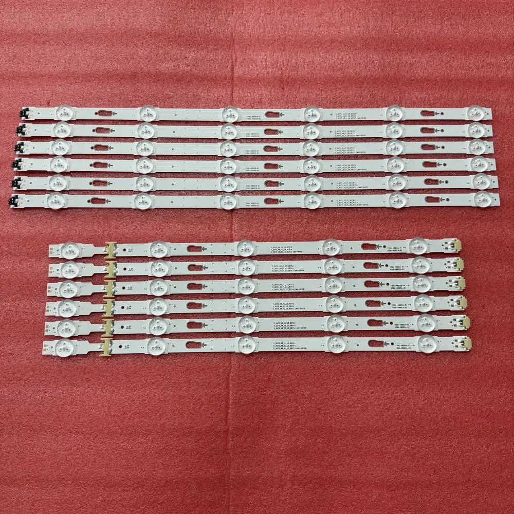 LED Backlight Strip for 12pcs/set LED Strip For Samsung UN48JU6500F UN48JU6750F UN48JU6800F UN48JU7500F