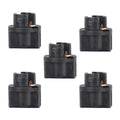 5PCS High Quality Signal Lamp T5 Led Twist Socket Instrument Panel Cluster Socket Lamp Holder Base T5 Socket Car Bulbs Base