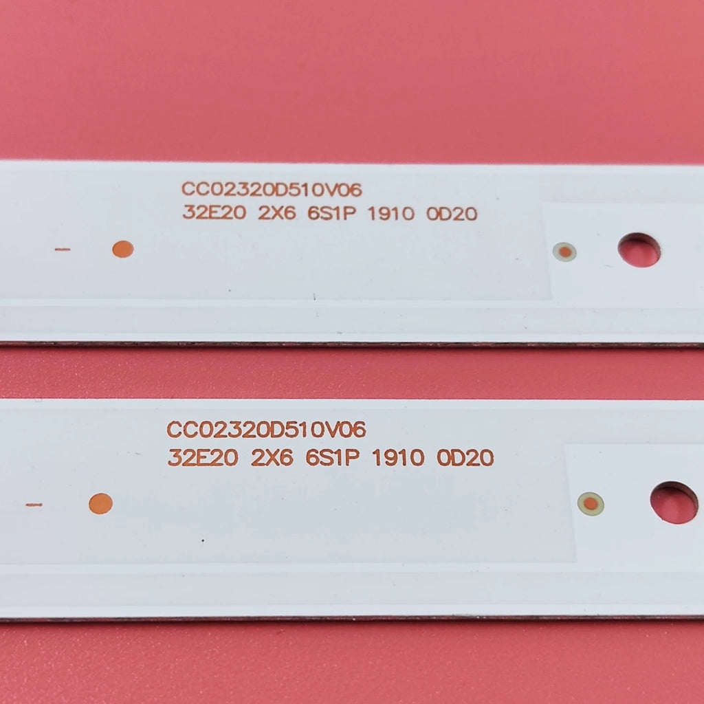 LED Backlight Strip for 32inch DEXP f32d7000c CC02320D510V09 CC02320D510V06 1410 32E20 2X6 6S1P 0D20 5.0