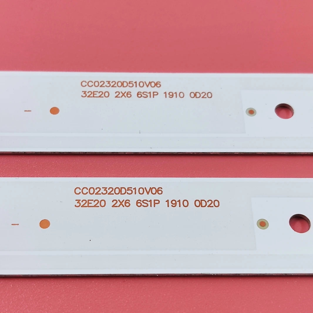 LED Backlight Strip for 32inch DEXP f32d7000c CC02320D510V09 CC02320D510V06 1410 32E20 2X6 6S1P 0D20 5.0