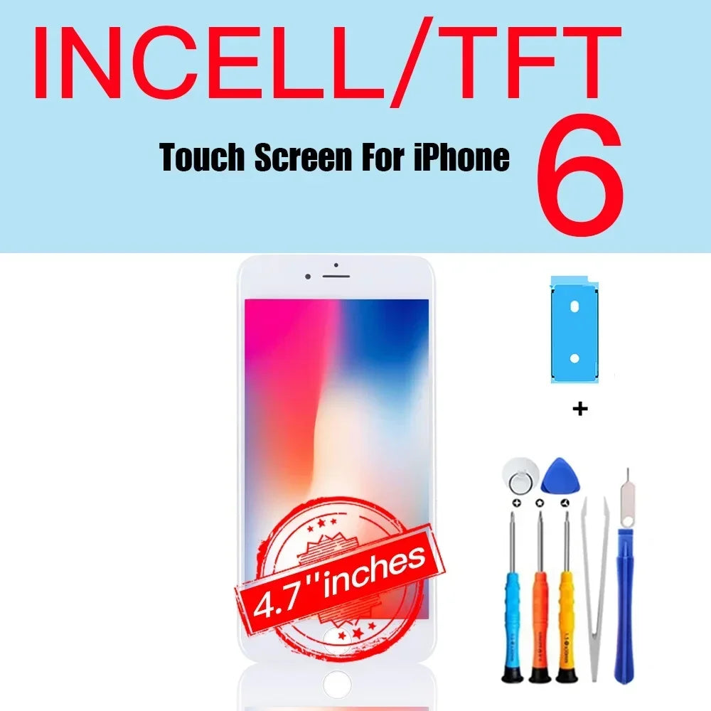 PINZHNEG High Quality Screen LCD OEM For iPhone SE 2020 8 PLUS 6 6S 7 Plus Display Incell Replacement Screen 10 Years Warranty