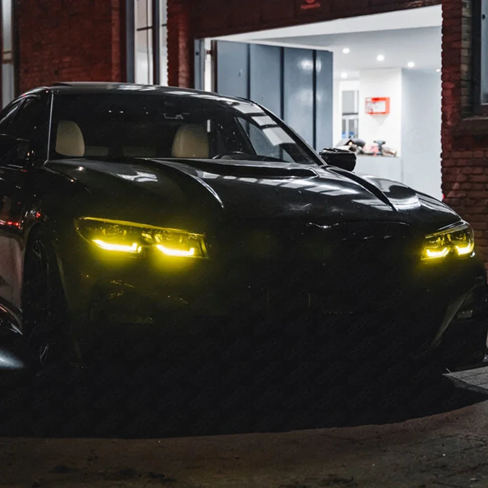 DRL Board Upgrade NO RGB Daytime Running Light Amber Yellow Blue Red For BMW G20 G21 LCI M340i M340iX
