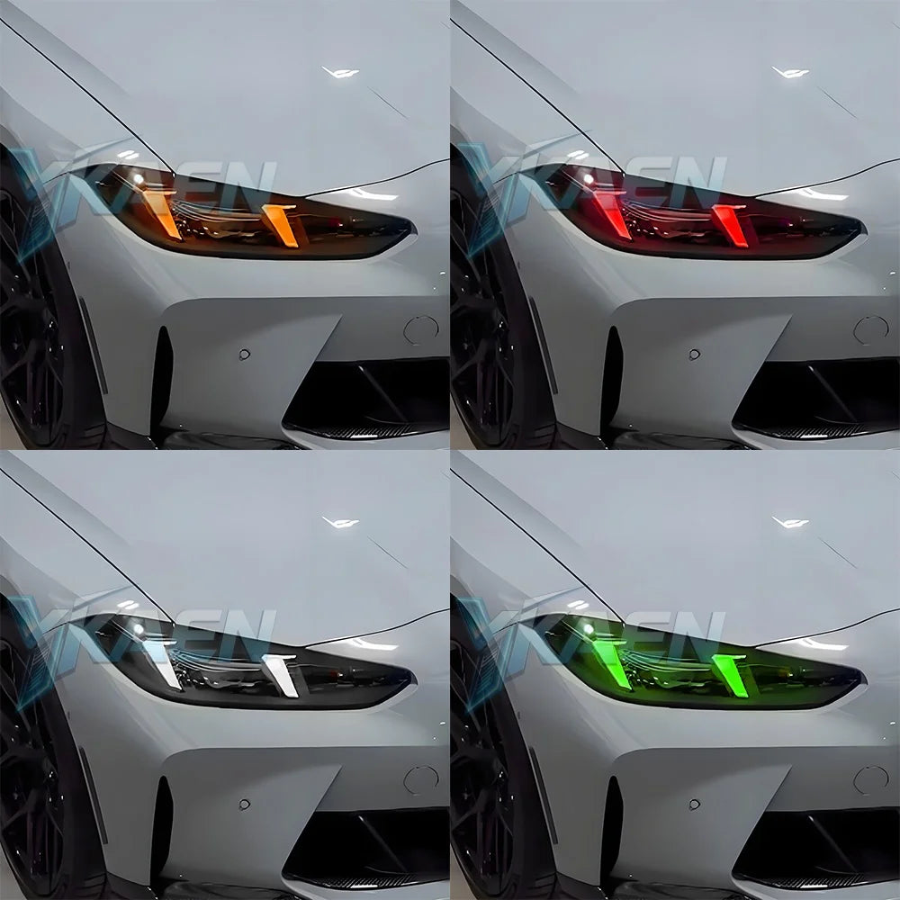 Angel Eyes Daytime Running Light Turn Signal For BMW M3 G80 G81 M4 G82 G83 G22 G23 G26 LCI 24-25 DRL LED