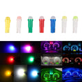 10/20pcs Car Wedge Dashboard Light T5 LED W3W Silicone Gauge