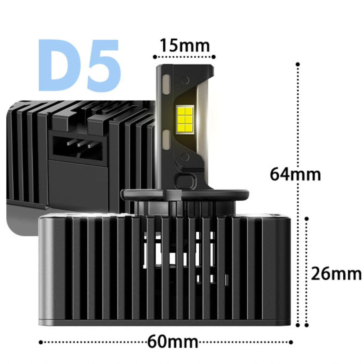 BEVINSEE 80W 8000LM Super Bright LED Car Lights CANBUS D1S D1R D3S D3R D2S D5S Replace HID Xenon LED Headlight Bulbs 6000K 12V