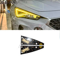 LED Headlight Daytime Running Light Yellow Blue Red Amber Purple for SEAT