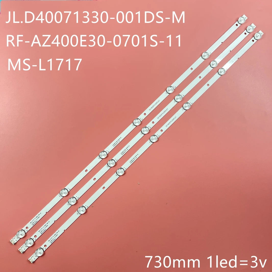 LED Backlight Strip for7 lamp For Supra STV-LC40LT0020F SDL400FY MS-L1717 JL.D40071330-001DS-M 40E2 QD0-C07
