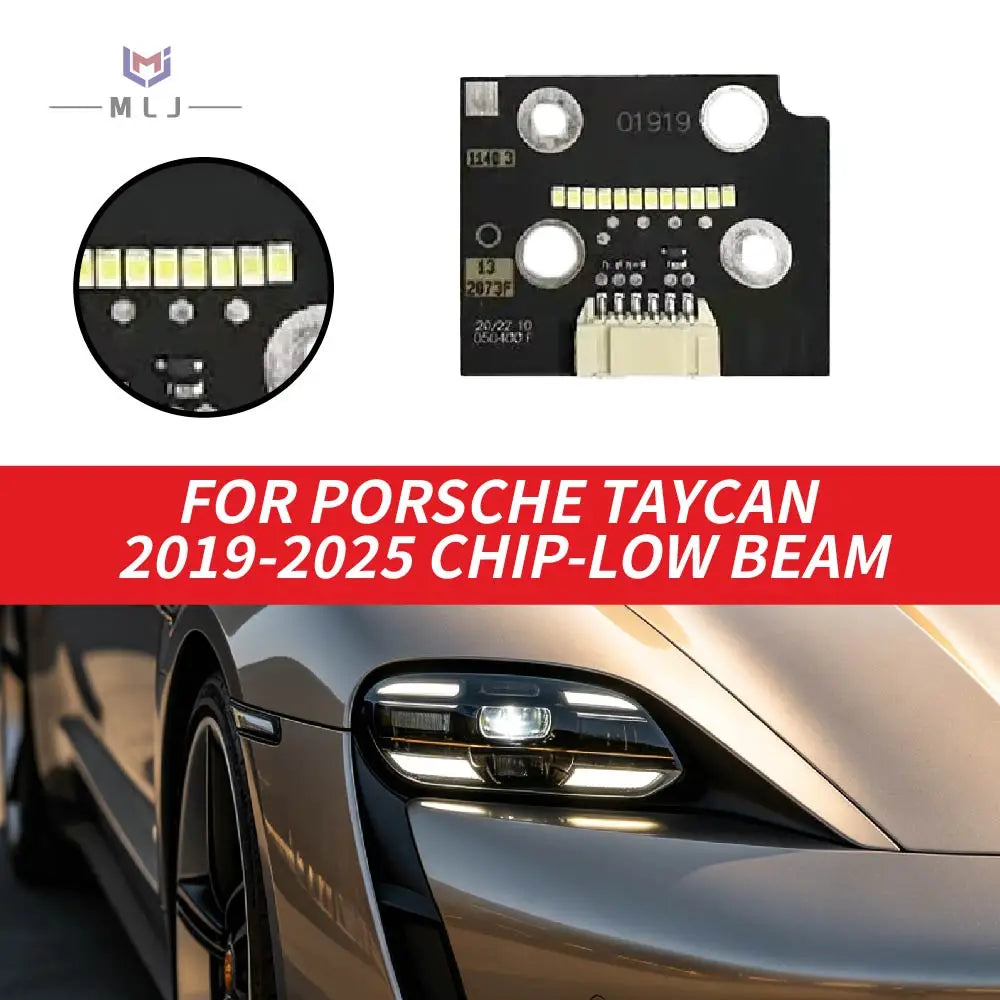 LED Headlight Low Beam Board Bulb Chiips Driver Module Replacement Car Accessories for Porsche