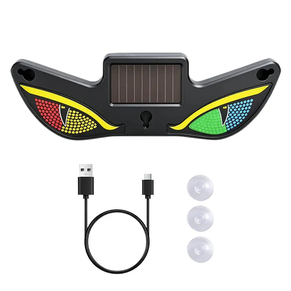 Upgrade Ambient Light Solar Powered Breathing Neon Light Car Decoration Rear Windshield Atmosphere Lights Car Accessories