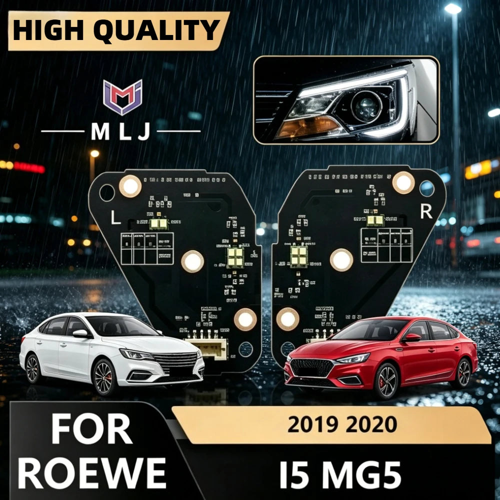 Headlight Angel Eye DRL LED Chip Board Daytime Running Light Replacement For ROEWE i5 MG5 2019-2020 Spare
