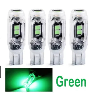 TCYATO2/4/10/20 PCS Flash Strobe T10 W5W LED Bulb12V 2835-5SMD 6500K White Car Interior Dome Map Trunk License Plate Side Lights