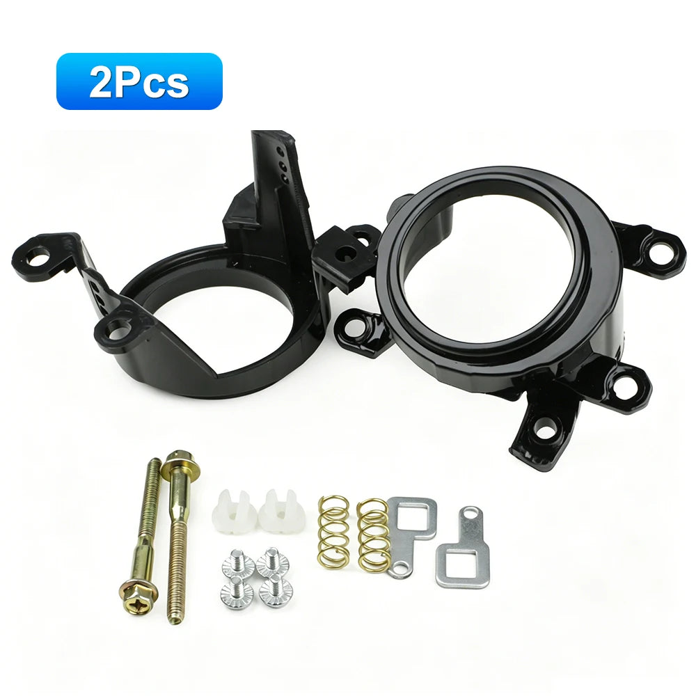2PCS 3.0 Inch Fog Light Bracket DIY Modified Projector Lens Mount Holder For Nissan Car Front Fog Lamp Retrofit Replacement