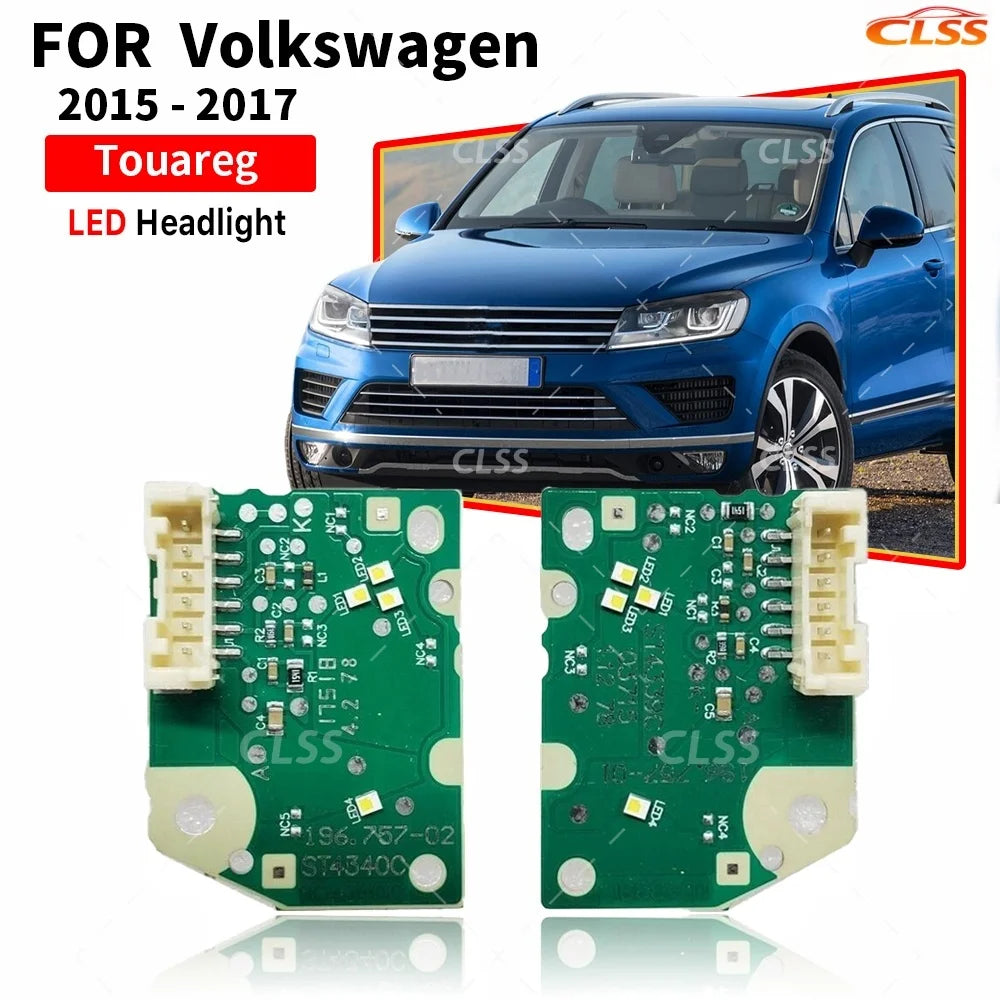 DRL LED Board Light Source For Volkswagen Touareg 2015-2017 Car Headlight Daytime Running Light Chip