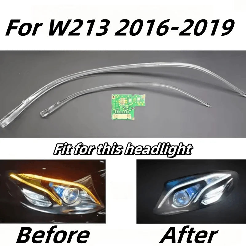Angel Eye E Class W213 2016 2017 2018 2019 LED Ballasts Circuit Board DRL MicroChips for Mercedes EClass