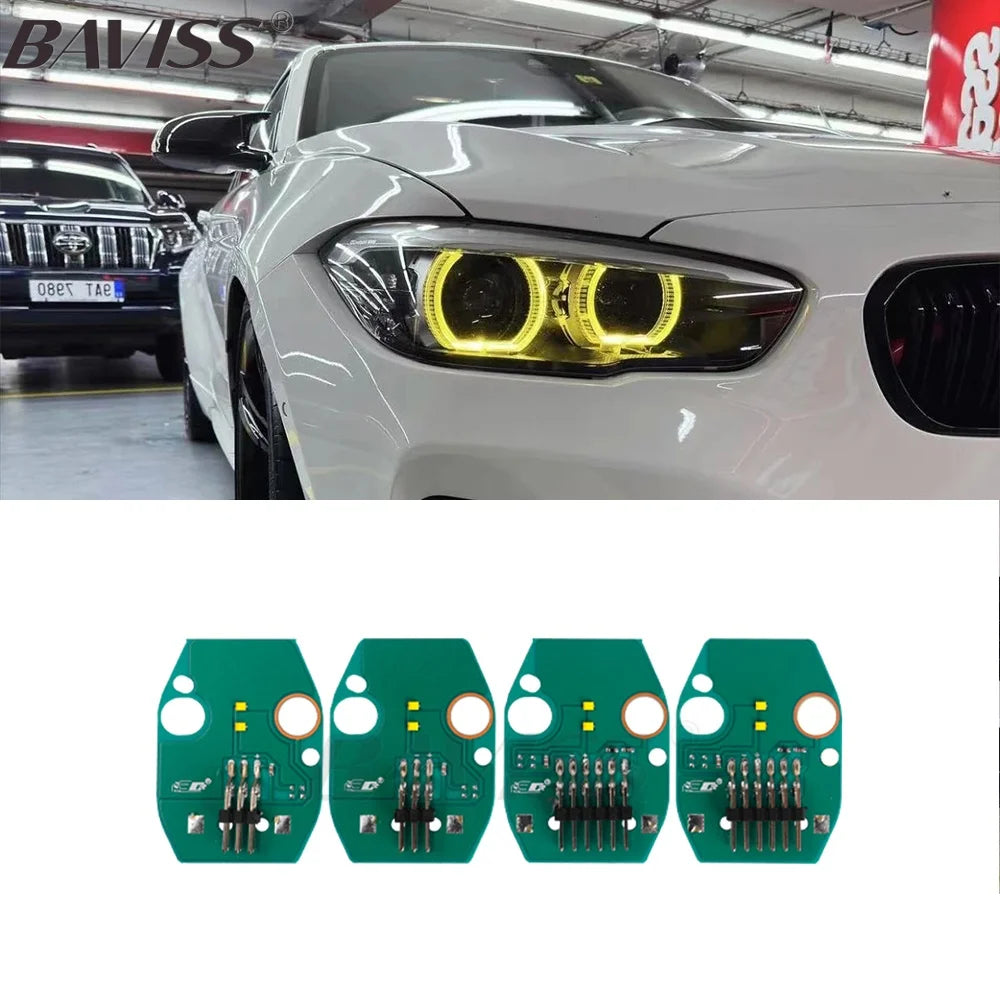 DRL LED Modules 7428425 Angel eyes yellow For BMW 1 SERIES F20 F21 LCI 116i 118i 120i 125i 116d Headlight for