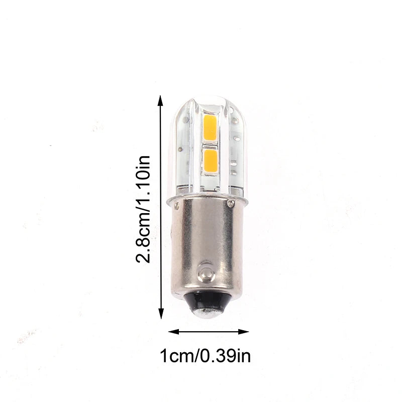 1Pcs BA9S Led Bulb 6V Upgrade Bulbs 4LED Lamp Replacement Fo