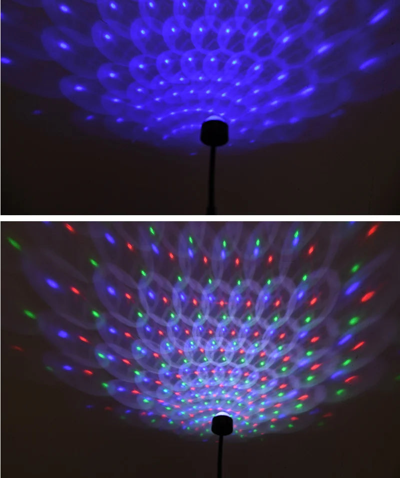 Mini LED Car Roof Star Night Light Projector Atmosphere Gala