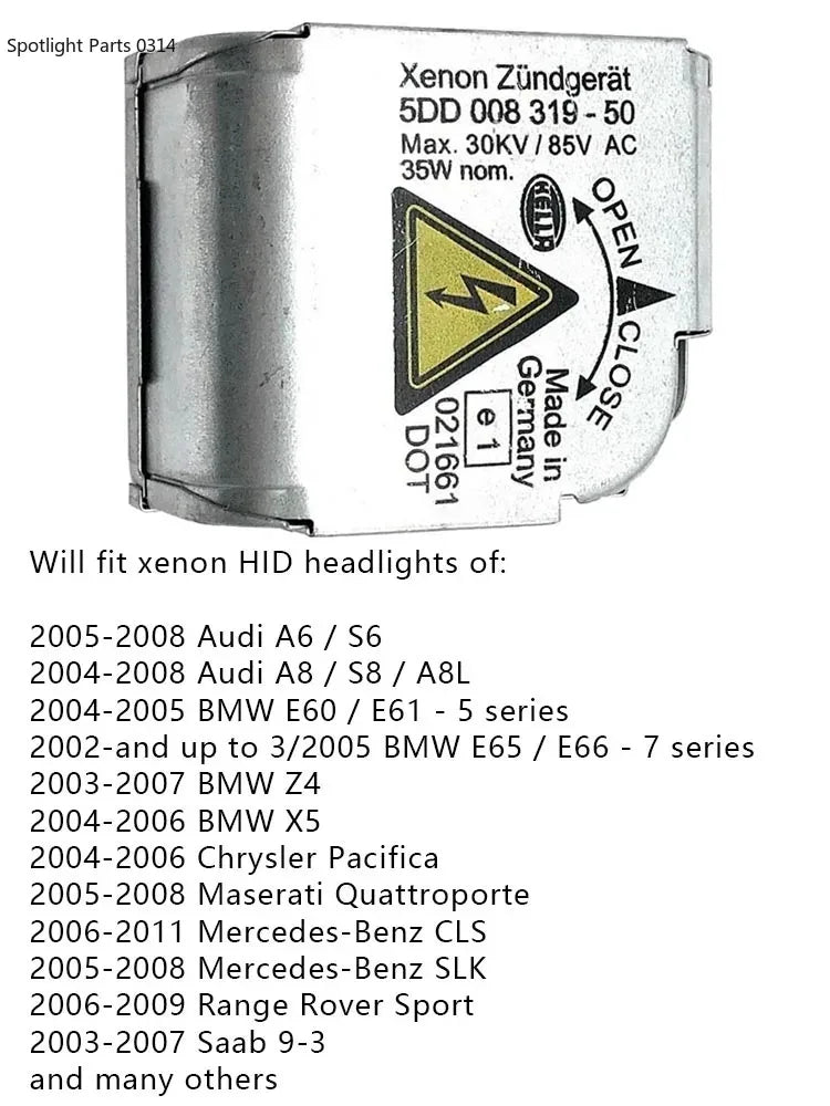 bulb socket starter HID D2S trigger HID high voltage head suitable for BMW Audi Mercedes-Benz for BMW