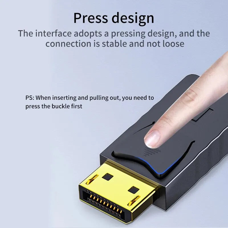 DP TO VGA Cable DisplayPort to VGA Adapter Conversion HD Vid
