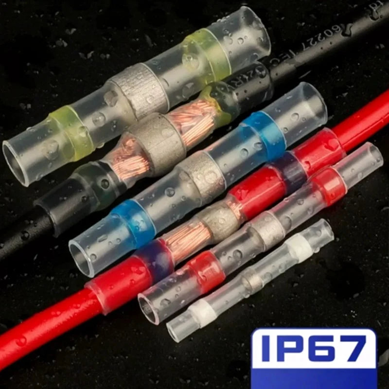 Waterproof Heat Shrink Solder Terminals 1 Box - Insulated El