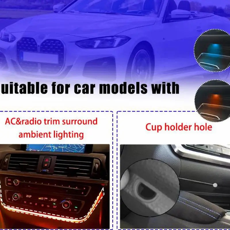 Car ashtray ambient light for BMW F30 F31 F32 F33 F34 F36 F8